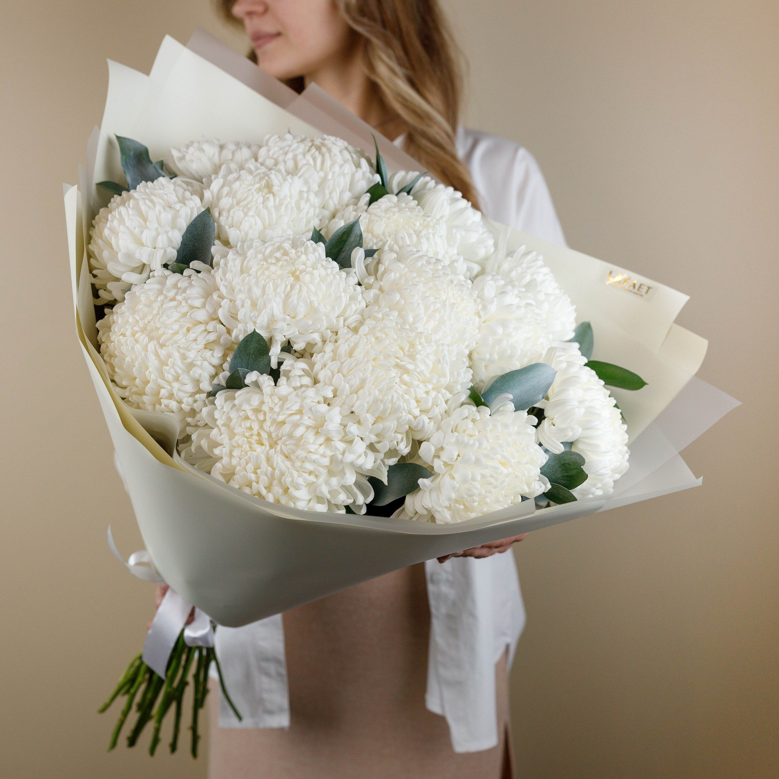 Монобукет хризантем